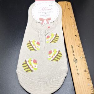WOMEN'S ankle no show cupcake socksnovelty accessory